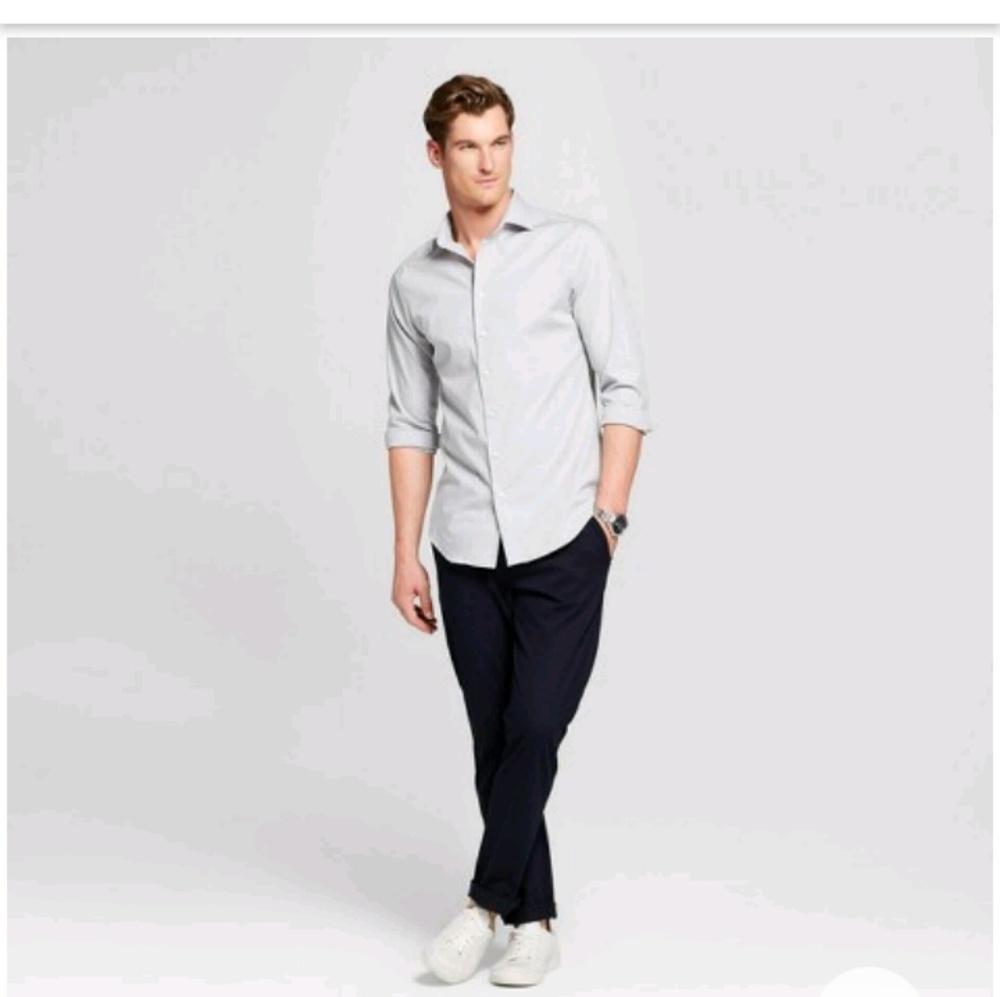 Mens botton down long sleeve